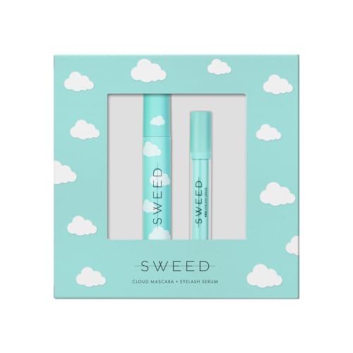 SWEED Cloud Gift Set - Volume-Boosting Mascara & Lash Serum, Vegan & Cruelty-Free - 3ml Duo