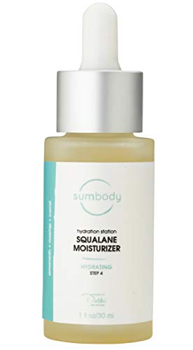 Sumbody Squalane Face Oil - Ultra-Hydrating, Calming, Age-Defying - 1.7oz with Vitamins C & E