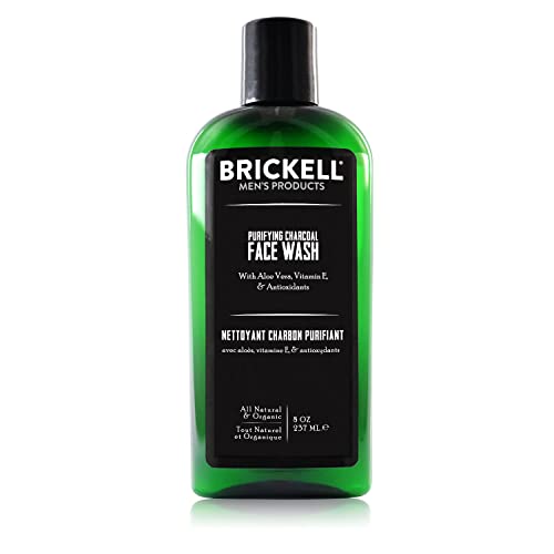 Brickell Men's Face Wash - Deep Cleans & Hydrates, Natural Ingredients - 8oz