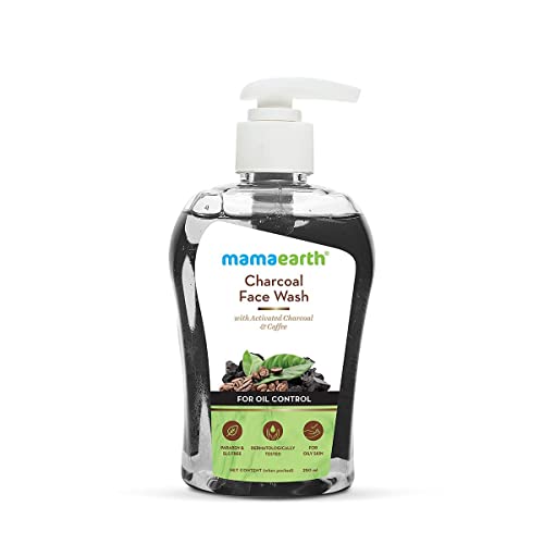 Mamaearth Facial Cleanser - Deep Cleansing, Controls Excess Oil & Unclogs Pores - 8.45 Fl Oz