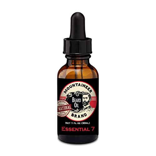 Mountaineer Brand Beard Oil - Hydrates Skin, Promotes Growth, Essential 7 Scent - 1 oz