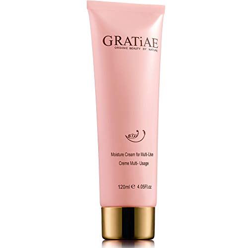 Gratiae Organics Body Moisturizer - Hydrating, Anti-Aging with Aloe Vera & Jojoba - 4.05 Fl Oz