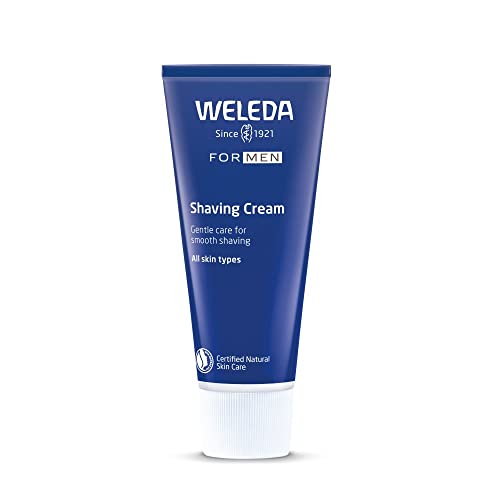 Weleda Shaving Cream - Skin-Softening Formula with Goat's & Almond Milk for Sensitive Skin - 2.5oz