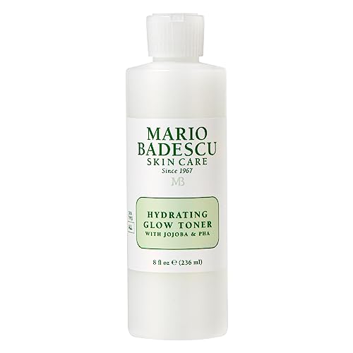 Mario Badescu Hydrating Glow Toner - Brightens & Nourishes with Jojoba & PHA - 8oz