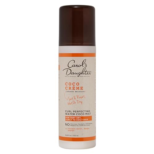 Carol's Daughter Curl Perfecting Water Mist - Intense Moisture, Coconut Water, 8.4 Fl Oz