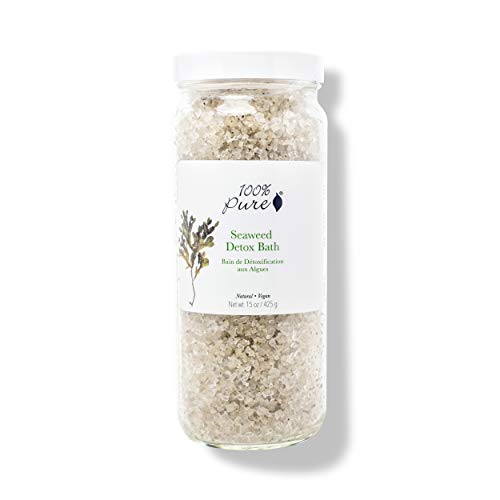 100% PURE Seaweed Detox Bath Soak - Boost Circulation, Nourishing Ingredients - 15oz