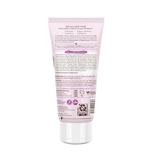 Babo Botanicals Conditioner - Moisturizing, Hypoallergenic, Detangles Hair - 8oz