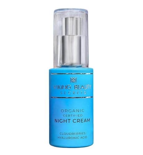 Viking Beauty Secrets Night Cream - Anti-Aging Hydration with Nordic Berries, 1 Fl Oz