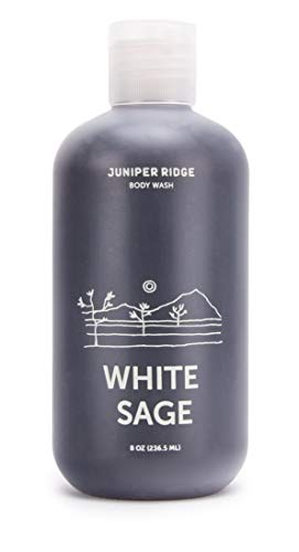 JUNIPER RIDGE White Sage Body Wash - Multi-Purpose Liquid Castile Soap, Vegan, 8 oz