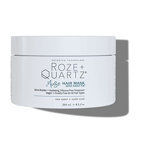 Roze + Quartz® Muse Hair Mask - Strengthens & Repairs, Vegan, Bond Builder - 8.5oz
