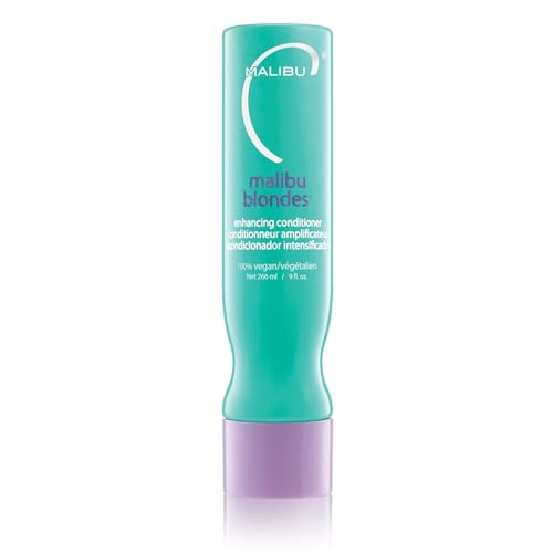 Malibu C Conditioner - Hydrating for Natural & Processed Blondes, Vegan & Plant-Based - 9oz
