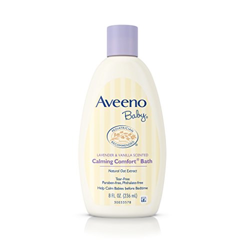 Aveeno Baby Shampoo & Body Wash - Tear-Free, Calming Lavender & Vanilla - 8 Fl. Oz. (Pack of 6)