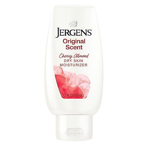 Jergens Moisturizer - Deep Hydration, Illuminating Blend with Cherry Almond Essence - 3oz