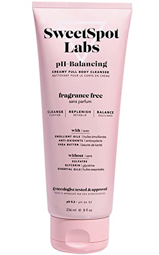 SweetSpot Labs Body Wash - pH Balanced, Sulfate-Free, Gynecologist Approved - 8 oz