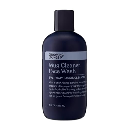 Grooming Lounge Face Cleanser - Hydrating, Gentle for Sensitive Skin, 8oz