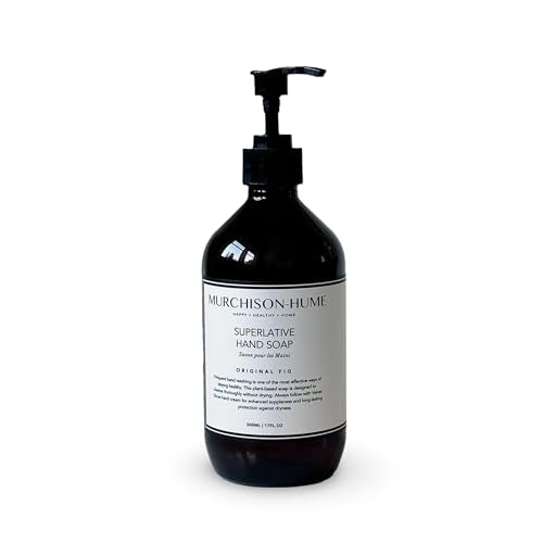 Murchison-Hume Luxury Vegan Hand Soap - Moisturizing, Non-Toxic & Refillable - 17oz Original Fig