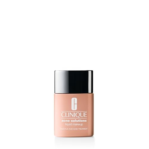 Clinique Acne Solutions Liquid Foundation - Treats Acne, Natural Matte Finish, Ivory - 1oz