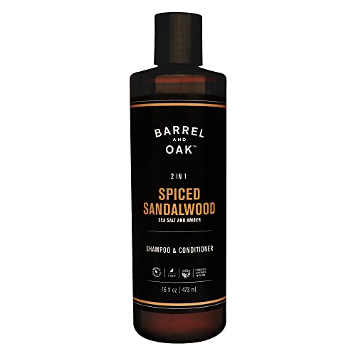 Barrel and Oak Shampoo & Conditioner Set - Moisturizing, Natural Ingredients - 16oz