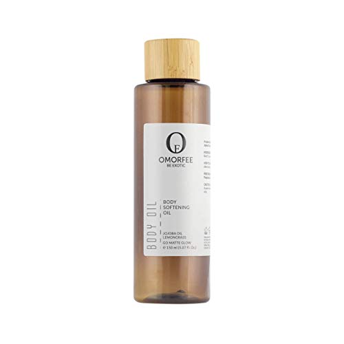 OMORFEE Body Oil - Nourishing Blend with Jojoba & Lemongrass, Absorbs Instantly - 150ml