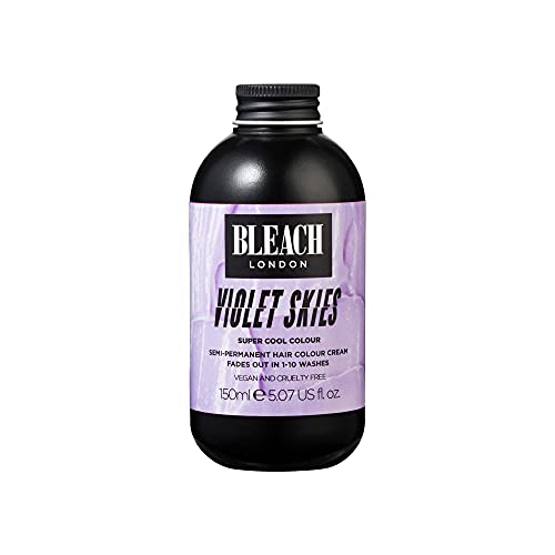 BLEACH LONDON Violet Skies Hair Dye - Pastel Lilac, Vegan, Cruelty Free - 5.07 fl oz