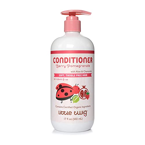 Little Twig Detangling Conditioner - Nourishing, Organic Ingredients, Berry Pomegranate - 17 fl oz