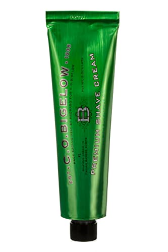 C.O. Bigelow Shaving Cream - Soothes Razor Burn, Moisturizes with Coconut & Eucalyptus - 5.2oz