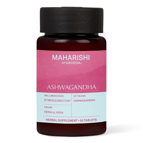 Maharishi Ayurveda Ashwagandha - Vitality & Energy Support, Non-GMO, Vegan - 90 Veggie Caps