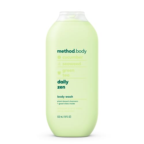 Method Body Wash - Detoxifying with Cucumber & Green Tea, Biodegradable, 18oz