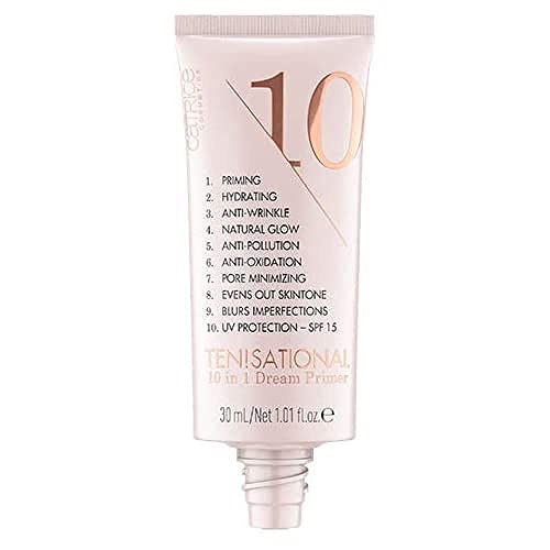 Ten! Sational Face Primer - 10 Benefits, SPF 15, Vegan, Pore Refining - 30ml