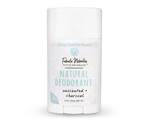 Fabula Nebulae Natural Deodorant - Long-Lasting, Aluminum & Baking Soda Free, Unscented - 2.2oz