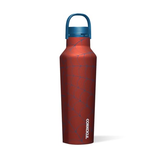 Corkcicle x Marvel Spider-Man Sport Canteen - Keeps Drinks Cold 25h, Hot 12h - 20oz