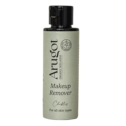 Arugot Organic Makeup Remover - Gently Dissolves Makeup, Nourishing Almond Oil - 3.6 Fl Oz