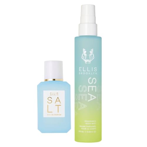 Ellis Brooklyn Body Mist & SALT Eau De Parfum - Citrus-Aquatic, Vegan & Cruelty-Free - 3.4oz