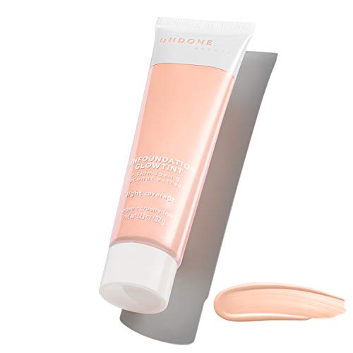 Undone Beauty Tint Foundation - Light Coverage for Dewy Glow, Paraben-Free, Vegan - Pink Petal Light