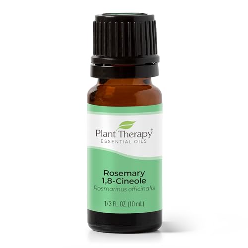 Plant Therapy Rosemary Essential Oil - Promotes Hair Growth, Cognitive Boost - 10 mL