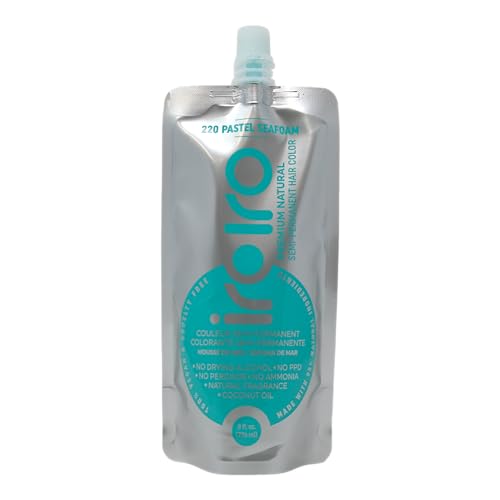 IROIRO Premium Semi-Permanent Hair Color - Nourishing Coconut Formula, Yuzu-Cranberry Scent - 8oz