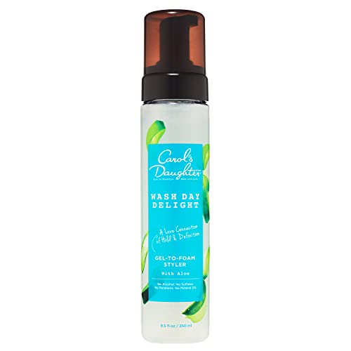 Carol's Daughter Hair Gel Mousse - 48-Hour Frizz Control, Hydration & Definition - 8.5 fl oz