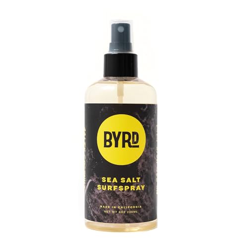 Byrd Sea Salt Surfspray - Volumizing Texture, Hydrating Shine, Paraben-Free - 8 Fl Oz