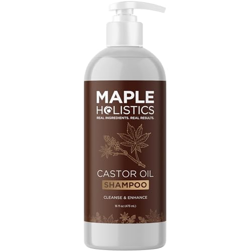 Maple Holistics Jamaican Black Castor Oil Shampoo - Volumizing & Nourishing - 16oz