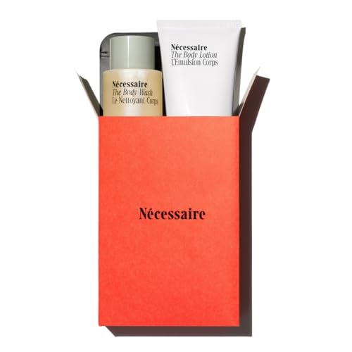 Nécessaire Body Duo Gift Set - Cleanse & Moisturize with Niacinamide, Peptides - 2 Full-Size