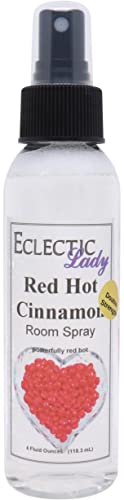 Red Hot Cinnamon Room Spray - Eliminates Odors, Double Strength, Paraben & Dye Free - 4oz