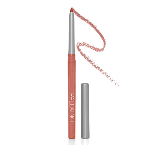 Palladio Retractable Waterproof Lip Liner - Long-Lasting, Vitamin Infused, Raspberry - 1 Count