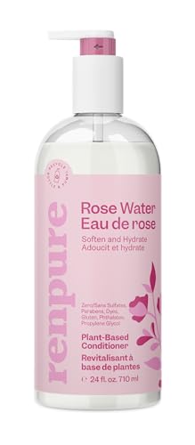 Renpure Rose Water Conditioner - Nourishes & Hydrates Hair, Soothes Scalp, 710ml