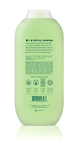 Method Body Wash - Detoxifying with Cucumber & Green Tea, Biodegradable, 18oz