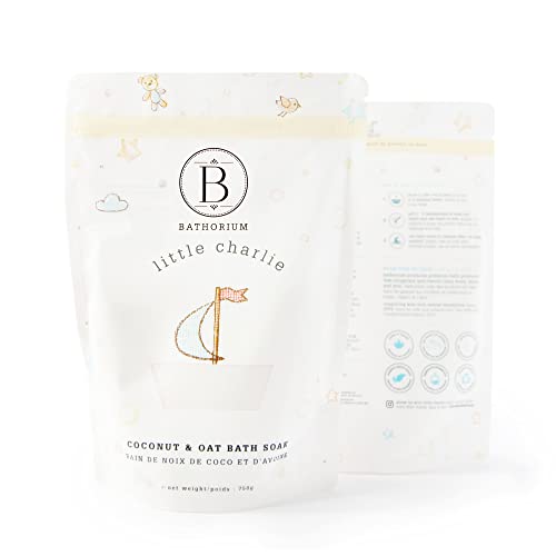 Bathorium Little Charlie Bath Soak - Nourishing Coconut & Oatmeal Formula for Sensitive Skin - 750g