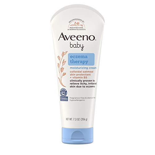 Aveeno Baby Eczema Cream - Soothes Dry, Itchy Skin with Natural Colloidal Oatmeal - 7.3 oz