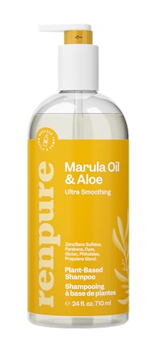 Renpure Marula Oil Shampoo - Hydrates & Cleanses, Paraben-Free, Recyclable Pump - 24 fl oz