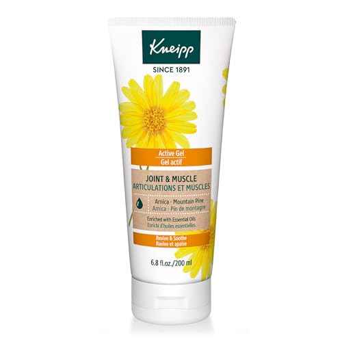 Kneipp Joint & Muscle Arnica Gel - Fast-Acting Relief for Sore Muscles, Vegan - 6.8 fl oz