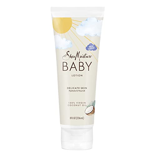 SheaMoisture Baby Lotion - Hydrating Coconut Oil & Shea Butter, Gentle for Sensitive Skin - 8oz