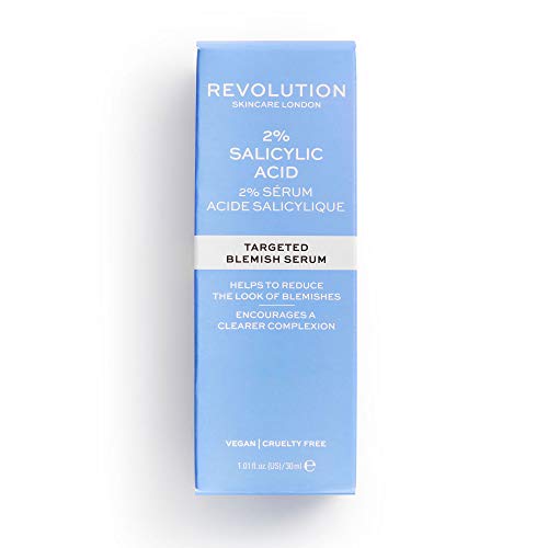 Revolution Skincare Blemish & Acne Treatment - Clears Pores, Reduces Oil, Vegan - 30ml